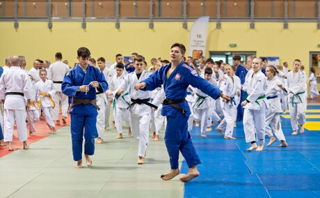 Judocy trenują w Elblągu