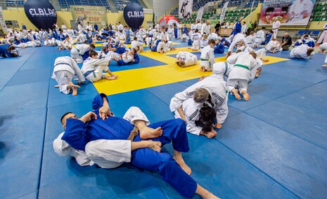 Judocy trenują w Elblągu