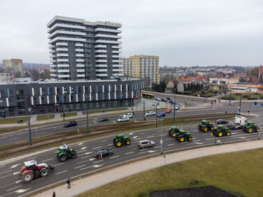 Strajk rolników w Elblągu. Tak go relacjonowaliśmy