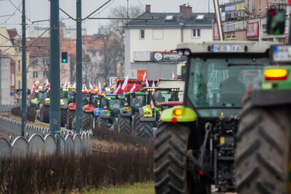 \"Potrzebujemy konkretnych rozwiązań\". Rolnicy protestowali na ulicach Elbląga