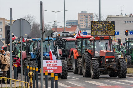 \"Potrzebujemy konkretnych rozwiązań\". Rolnicy protestowali na ulicach Elbląga