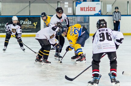 Wikingowie z hokejowym krążkiem