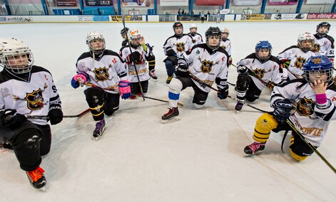 Wikingowie z hokejowym krążkiem