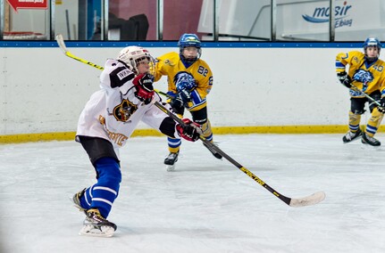 Wikingowie z hokejowym krążkiem