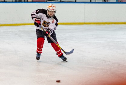 Wikingowie z hokejowym krążkiem