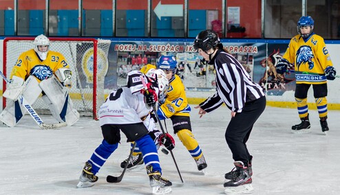 Wikingowie z hokejowym krążkiem