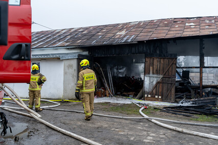 Spłonęła stodoła