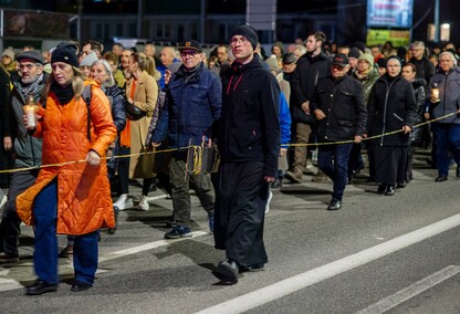 Wierni przeszli przez Elbląg w Drodze Krzyżowej