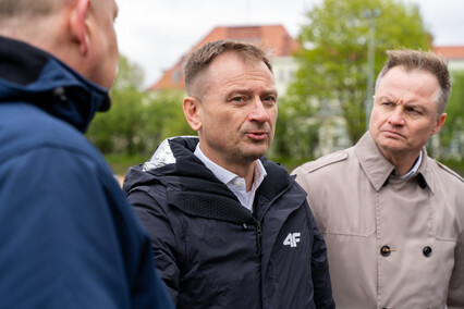 Minister obejrzał stadion