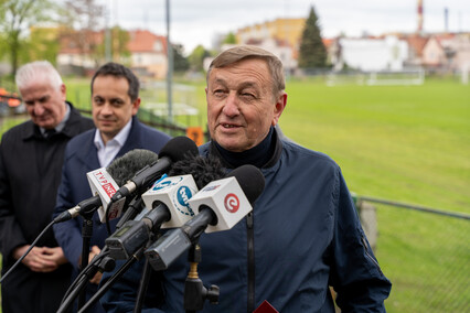 Minister obejrzał stadion