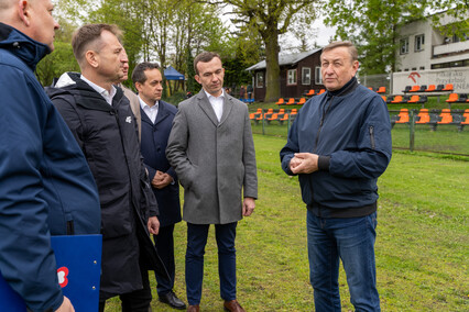 Minister obejrzał stadion