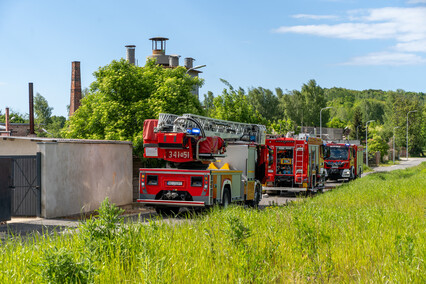 Pożar przy Łęczyckiej