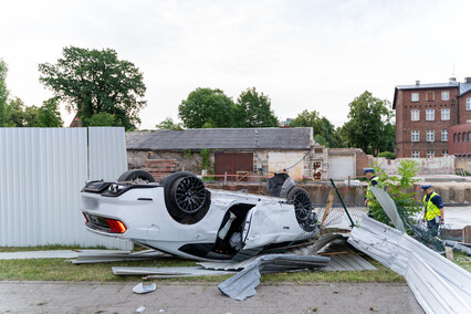Mustangiem prosto w płot