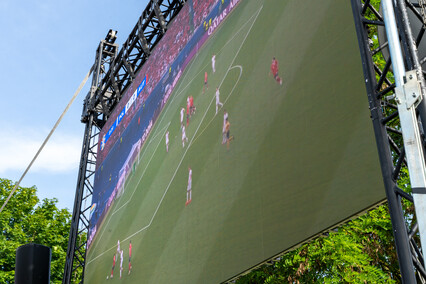 Kibicowaliśmy na bulwarze