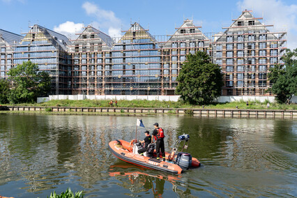 Dwa fiaty z rzeki Elbląg