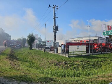 Pożar w piekarni