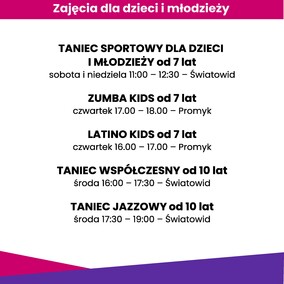 We wrześniu ruszamy pełną parą - nowy sezon w Centrum Tańca Promyk!