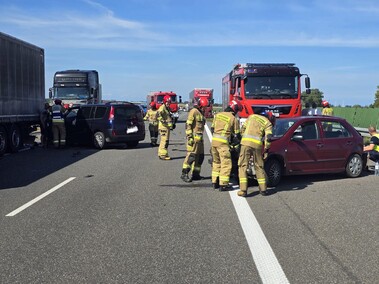 Zderzenie pojazdów na S7. Korek trwał dwie godziny