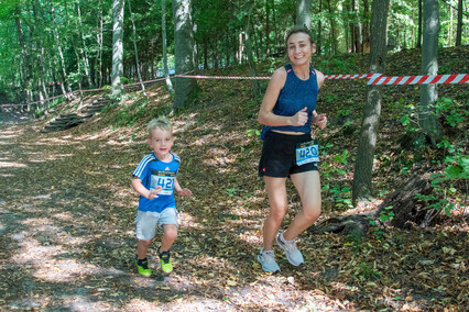 „Mama, dawaj“. Zobacz zdjęcia z Jump&Run w Bażantarni