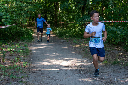 „Mama, dawaj“. Zobacz zdjęcia z Jump&Run w Bażantarni