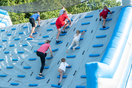 „Mama, dawaj“. Zobacz zdjęcia z Jump&Run w Bażantarni