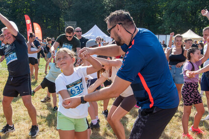 „Mama, dawaj“. Zobacz zdjęcia z Jump&Run w Bażantarni