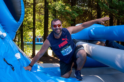 „Mama, dawaj“. Zobacz zdjęcia z Jump&Run w Bażantarni