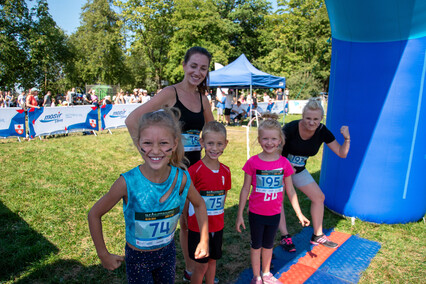 „Mama, dawaj“. Zobacz zdjęcia z Jump&Run w Bażantarni