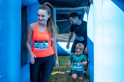 „Mama, dawaj“. Zobacz zdjęcia z Jump&Run w Bażantarni