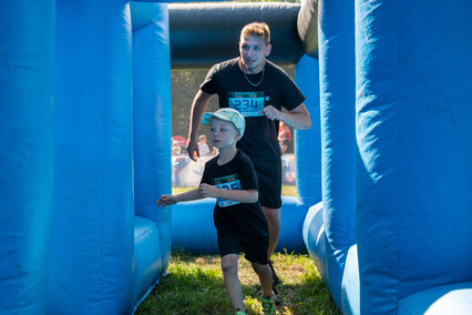 „Mama, dawaj“. Zobacz zdjęcia z Jump&Run w Bażantarni
