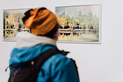 Malujące małżeństwo w Galerii EL