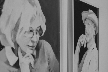 Malujące małżeństwo w Galerii EL