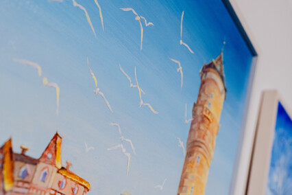 Malujące małżeństwo w Galerii EL