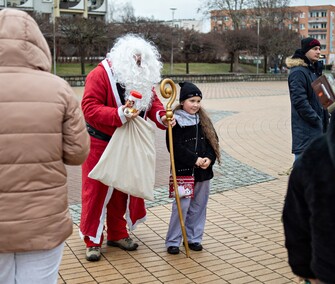 Gorący bigos, jemioła i życzenia od rolników