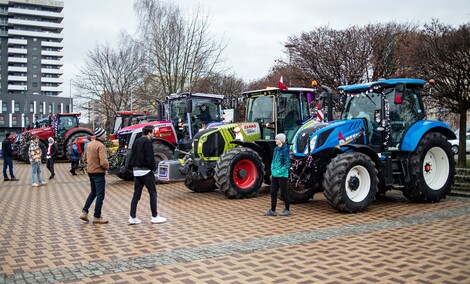 Gorący bigos, jemioła i życzenia od rolników