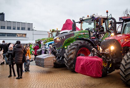 Gorący bigos, jemioła i życzenia od rolników