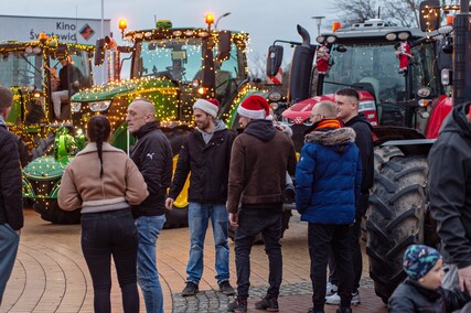 Gorący bigos, jemioła i życzenia od rolników