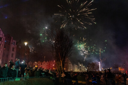 Tak Elbląg powitał nowy rok