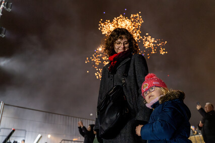 Tak Elbląg powitał nowy rok