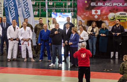 Judocy trenują w Elblągu