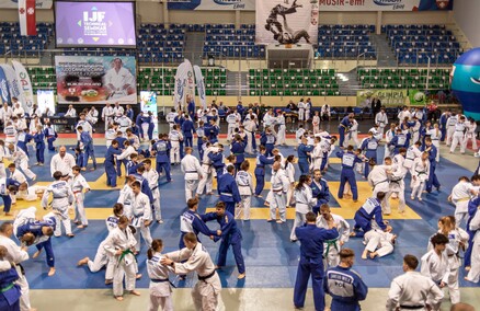 Judocy trenują w Elblągu