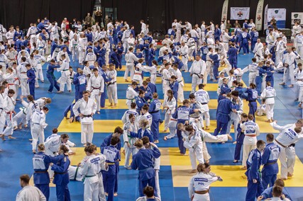 Judocy trenują w Elblągu