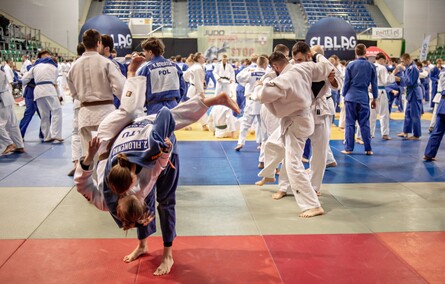Judocy trenują w Elblągu