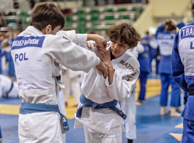 Judocy trenują w Elblągu