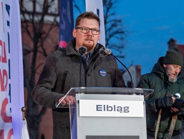 Sławomir Mentzen w Elblągu: Odrzucę pakt migracyjny i uszczelnię granice