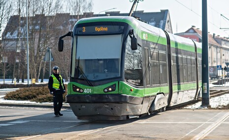 Zderzenie z tramwajem