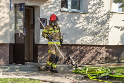 Pożar przy 12 Lutego