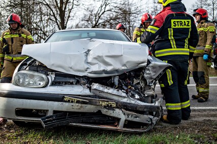 Wypadek na drodze nr 22