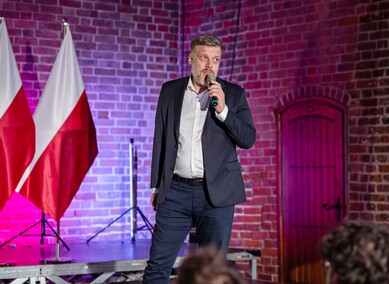 Adrian Zandberg w Elblągu. \"Za nami nie stoją multimilionerzy\"