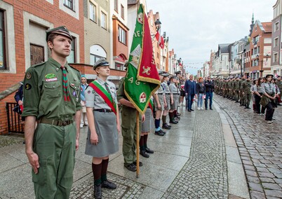 Biel i czerwień na starówce